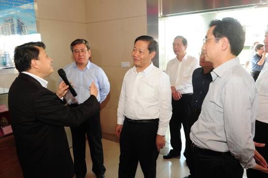 广西壮族自治区党委书记彭清华考察调研广西银亿公司